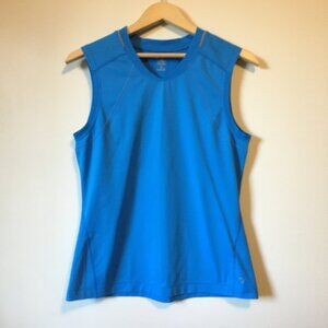 MEC Sky Blue Sporty Muscle Shirt With Reflectors